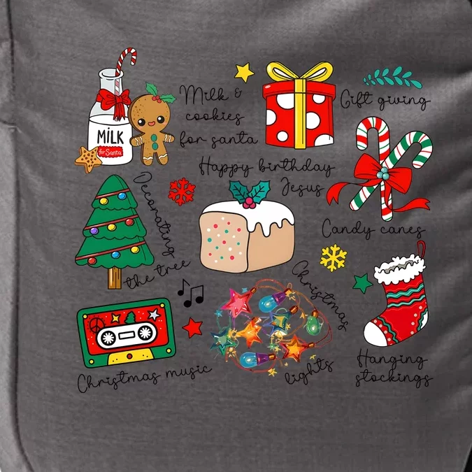 Merry Christmas Quote Happy Birthday Jesus Impact Tech Backpack