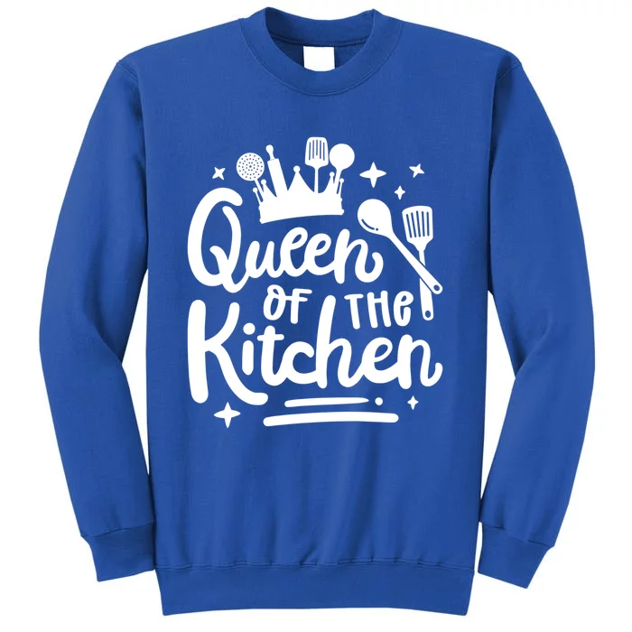 Mom Cooking Queen Of Kitchen Baking Kitchen Mom Mothers Day Gift Tall Sweatshirt