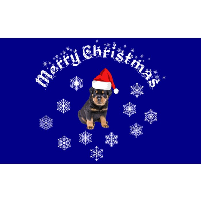 Merry Christmas Rottweiler Wear Fun Cute Gift Bumper Sticker