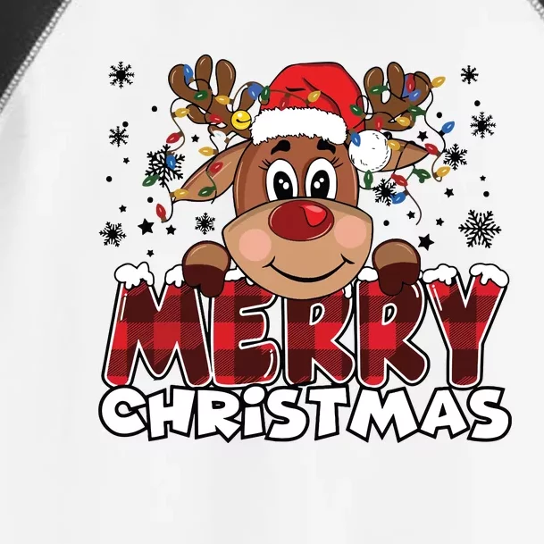 Merry Christmas Reindeer Women Family Matching Reindeer Toddler Fine Jersey T-Shirt