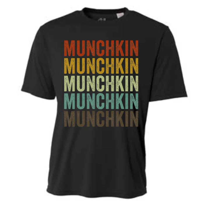 Munchkin Cat Retro Cooling Performance Crew T-Shirt