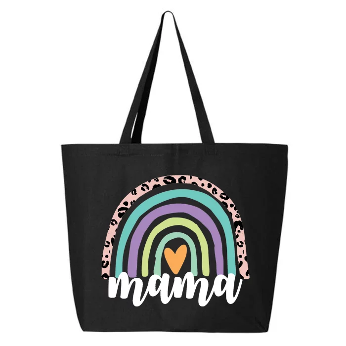 Mama Cheetah Rainbow Heart 25L Jumbo Tote