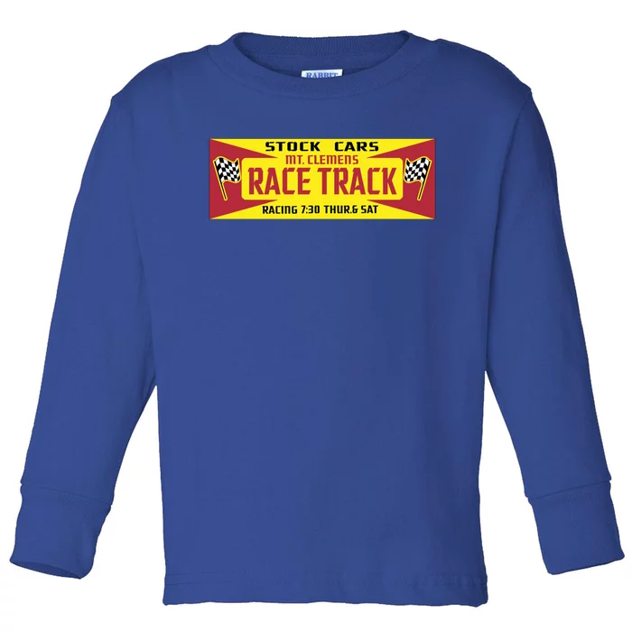 Mt Cle Race Track Funny Gift Toddler Long Sleeve Shirt