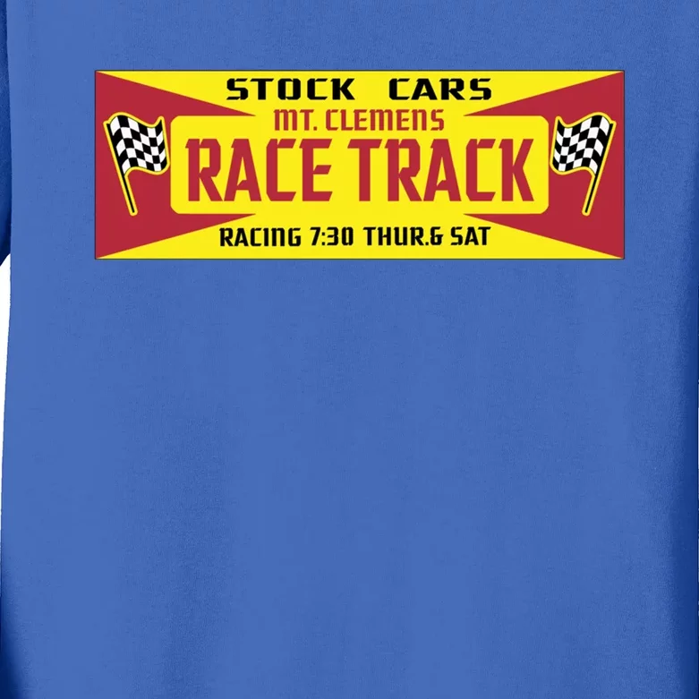 Mt Cle Race Track Funny Gift Kids Long Sleeve Shirt