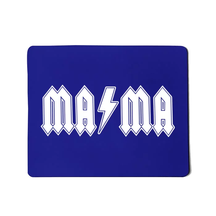 Mama Classic Rock Lightening Bolt Rocker Mom Gift Mousepad