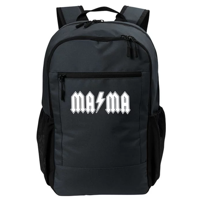 Mama Classic Rock Lightening Bolt Rocker Mom Gift Daily Commute Backpack