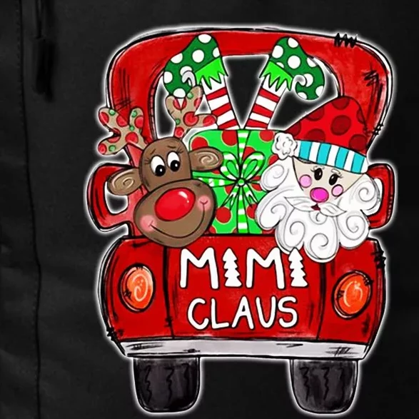 Merry Christmas Red Car And Gift Mimi Claus Daily Commute Backpack