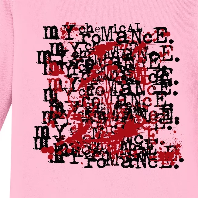 My C.H.E.M.I.Ca.L. .Romance Revenge On Repeat Baby Long Sleeve Bodysuit