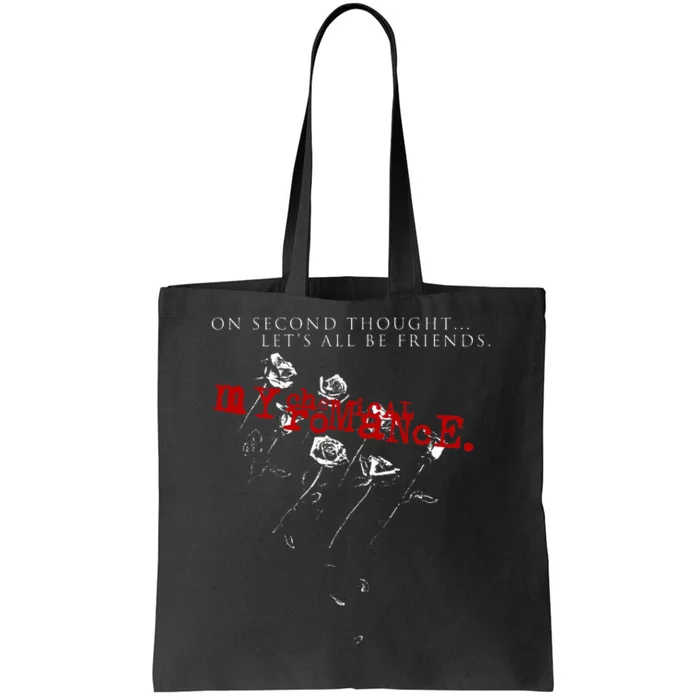 My Chemical R.O.M.A.N.C.E Lets All Be Friends Tote Bag