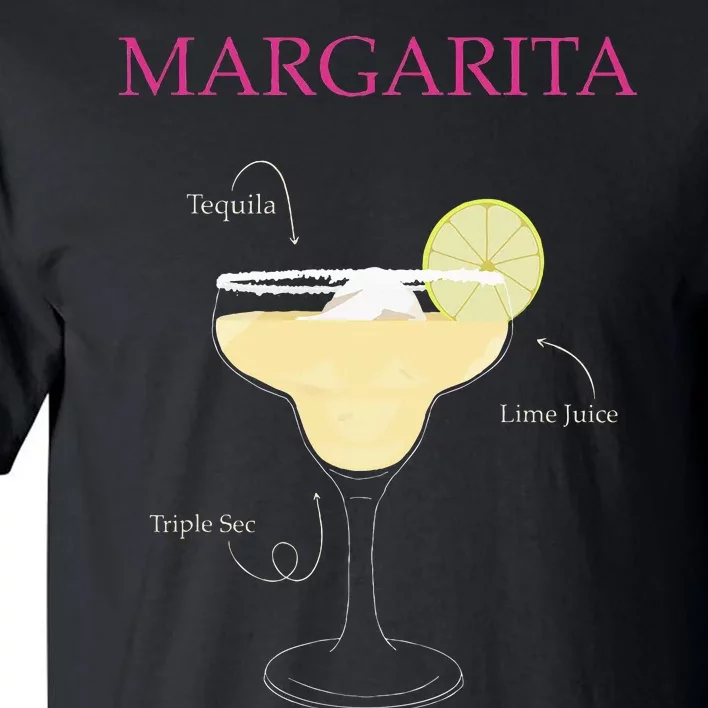 Margarita Cocktail Recipe Tall T-Shirt