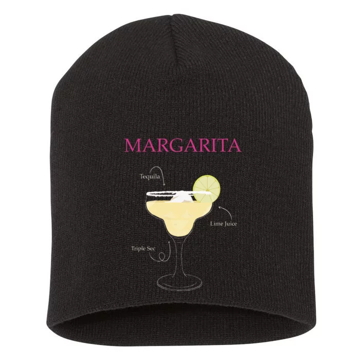 Margarita Cocktail Recipe Short Acrylic Beanie