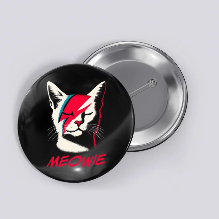 Meowie Cat Rock Music Concert Band Button