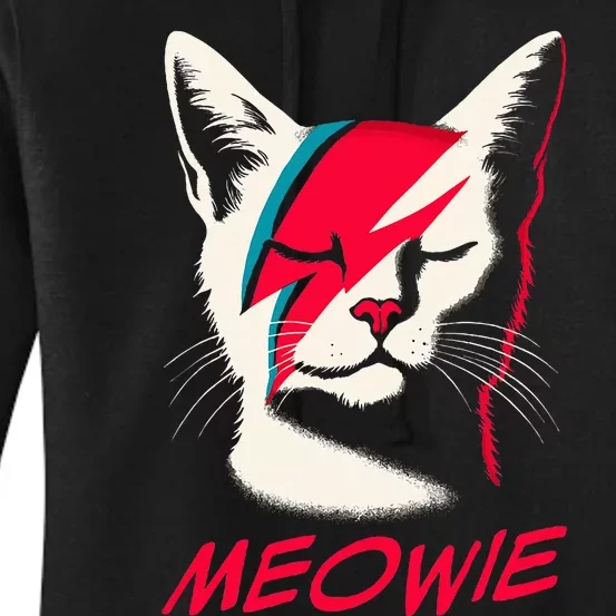 Meowie Cat Rock Music Concert Band Women's Pullover Hoodie