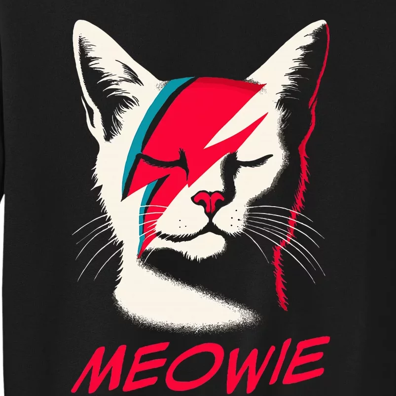 Meowie Cat Rock Music Concert Band Tall Sweatshirt