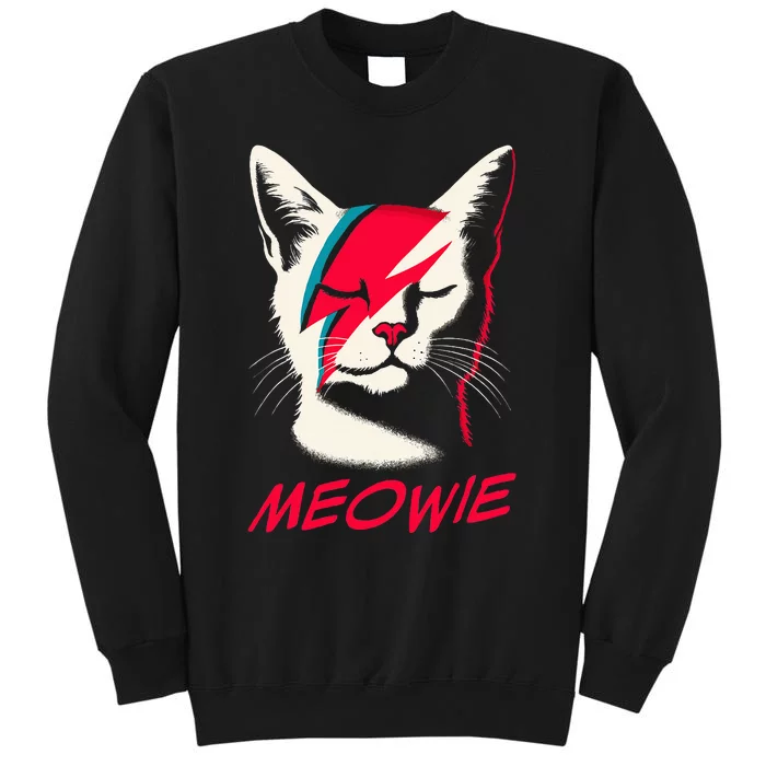 Meowie Cat Rock Music Concert Band Tall Sweatshirt