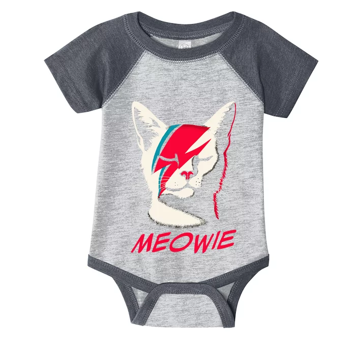 Meowie Cat Rock Music Concert Band Infant Baby Jersey Bodysuit