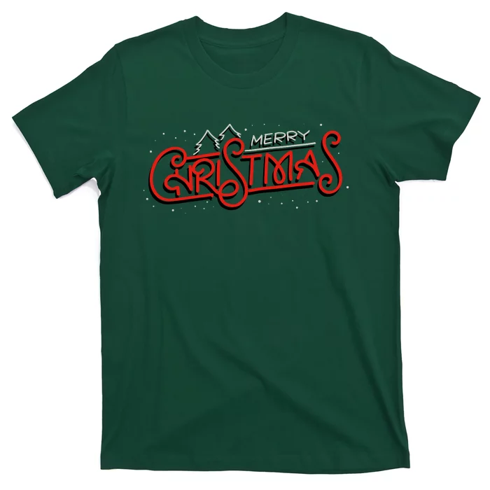 Merry Christmas Retro T-Shirt