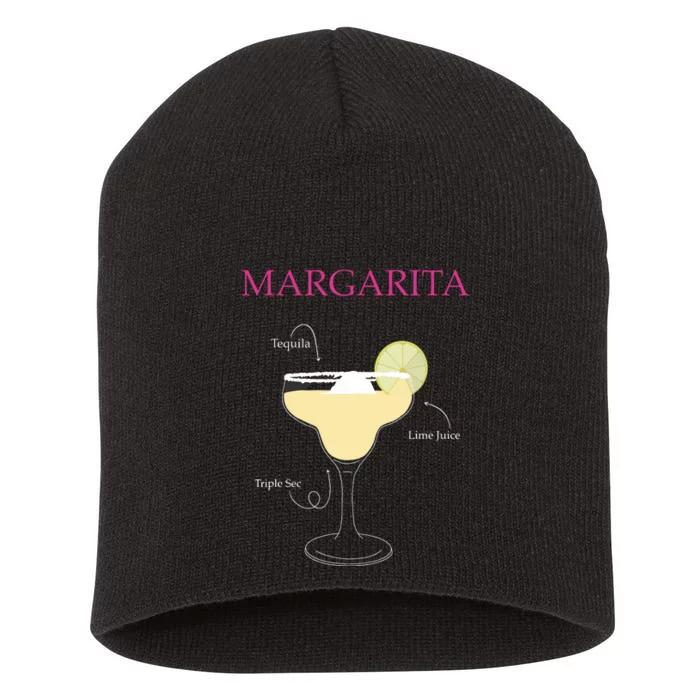 Margarita Cocktail Recipe Short Acrylic Beanie