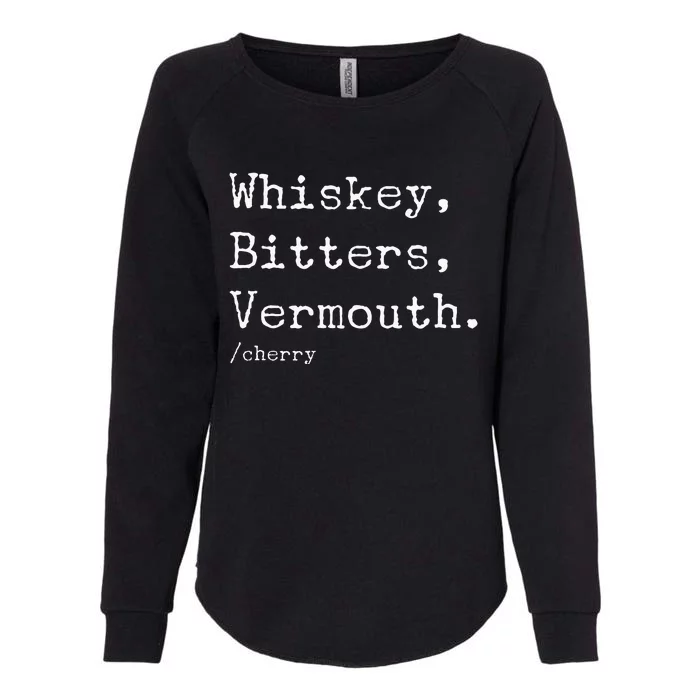 Manhattan Cocktail Recipe Womens California Wash Sweatshirt