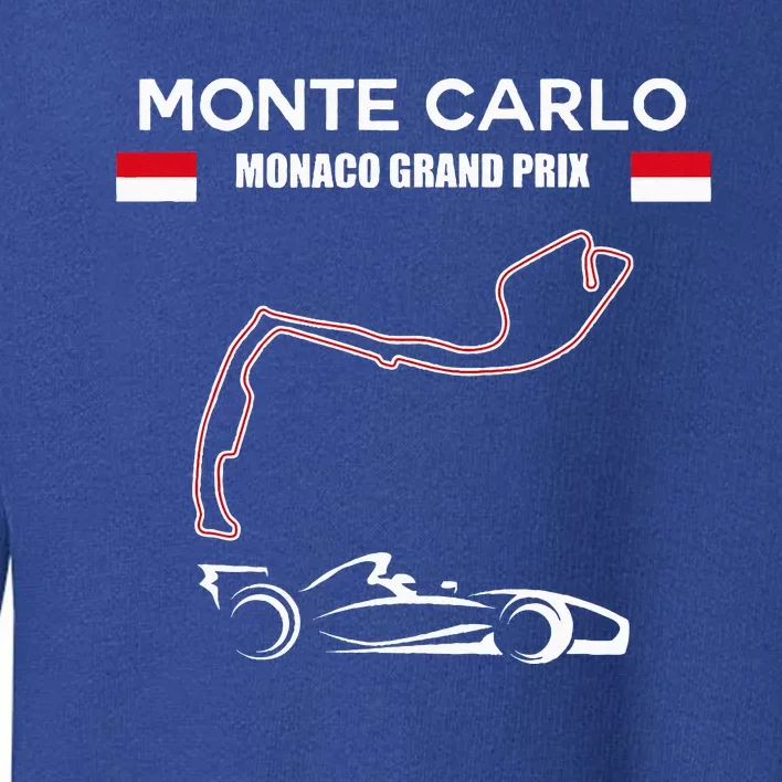 Monte Carlo Race Track Formula Racing Car Monaco Main Price Toddler Sweatshirt