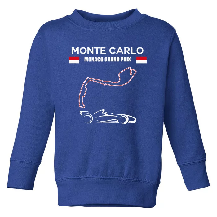 Monte Carlo Race Track Formula Racing Car Monaco Main Price Toddler Sweatshirt