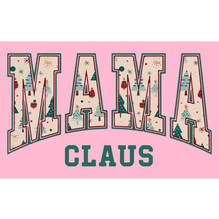 Mama Claus Retro Christmas Bumper Sticker