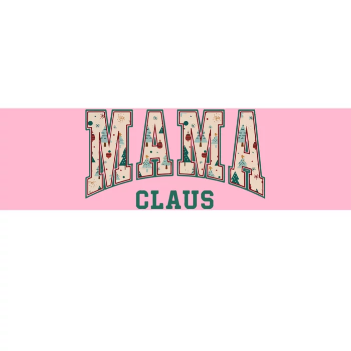 Mama Claus Retro Christmas Bumper Sticker