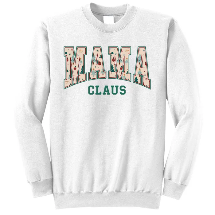 Mama Claus Retro Christmas Sweatshirt