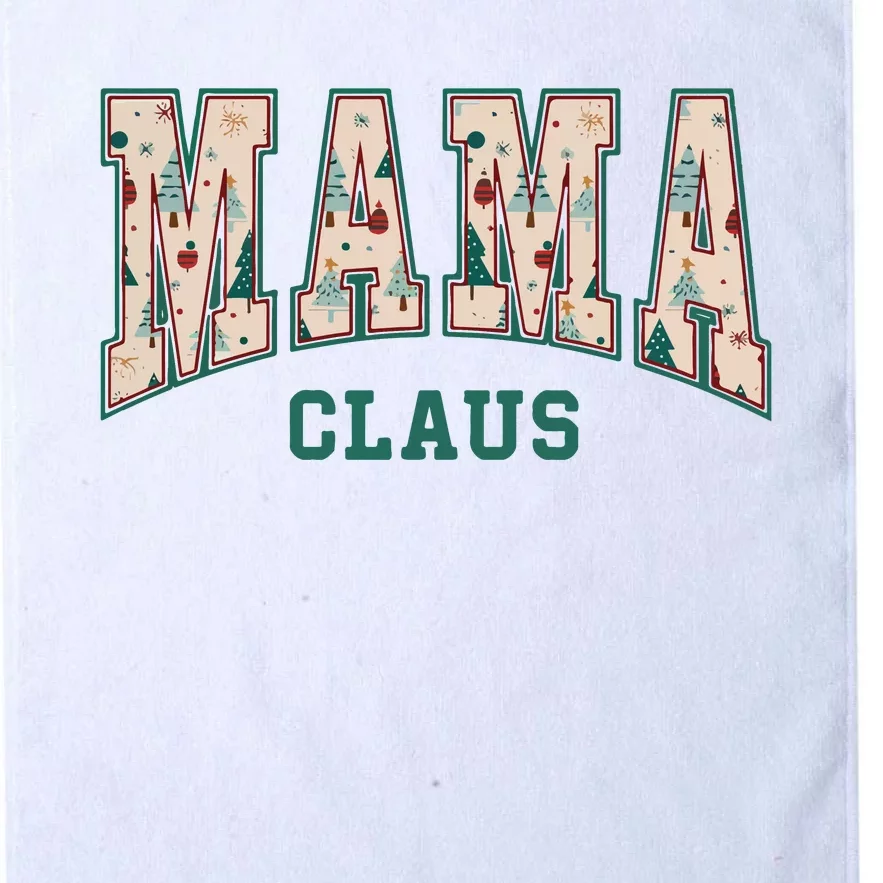 Mama Claus Retro Christmas Platinum Collection Golf Towel