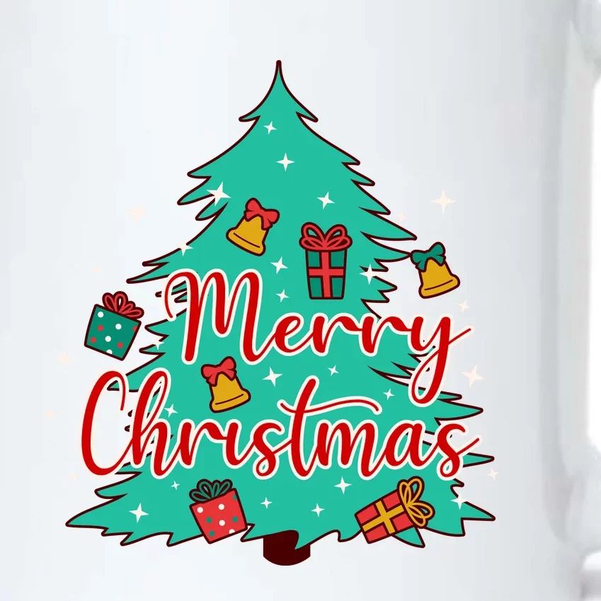 Merry Christmas Retro Christmas Tree Santa Claus Xmas Goodies Groovy Plus Size Black Color Changing Mug