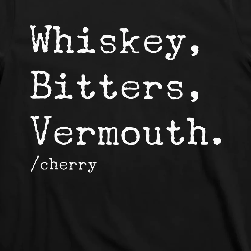 Manhattan Cocktail Recipe T-Shirt