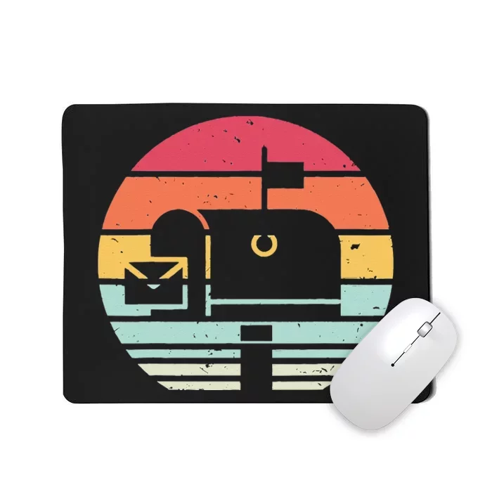 Mail Carrier Retro Vintage Postal Worker Mousepad