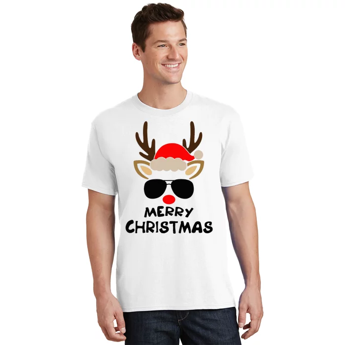 Merry Christmas Reindeer Xmas Family T-Shirt