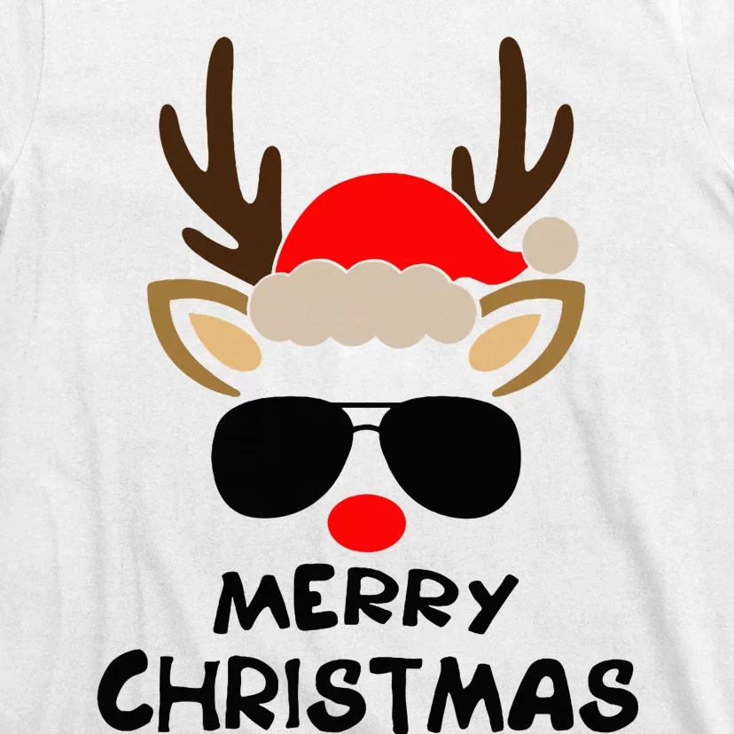 Merry Christmas Reindeer Xmas Family T-Shirt