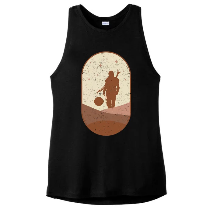 Mando Child Retro Ladies Tri-Blend Wicking Tank