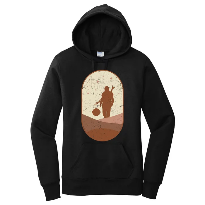 Mando Child Retro Women's Pullover Hoodie