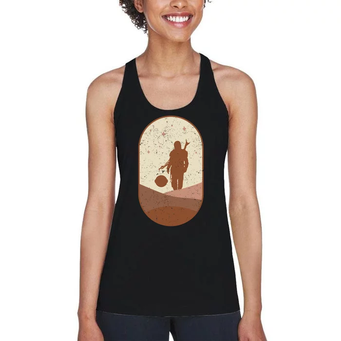 Mando Child Retro Women's Racerback Tank