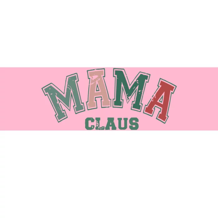 Mama Claus Retro Christmas Bumper Sticker