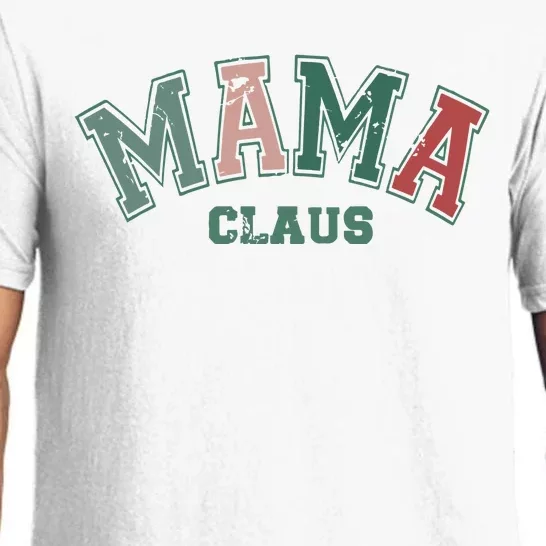 Mama Claus Retro Christmas Pajama Set