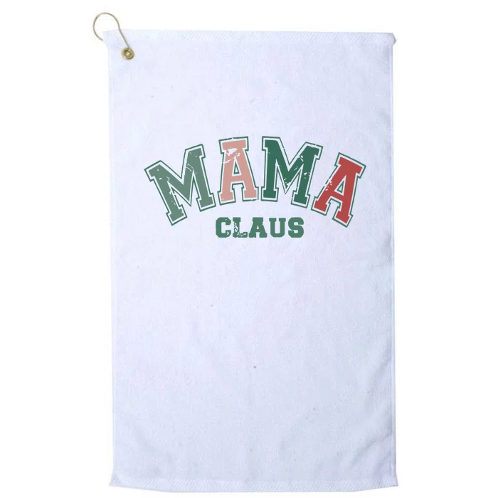 Mama Claus Retro Christmas Platinum Collection Golf Towel