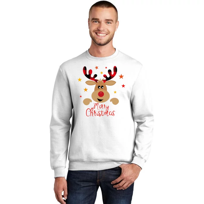 Merry Christmas Reindeer Holiday Cute Sweatshirt