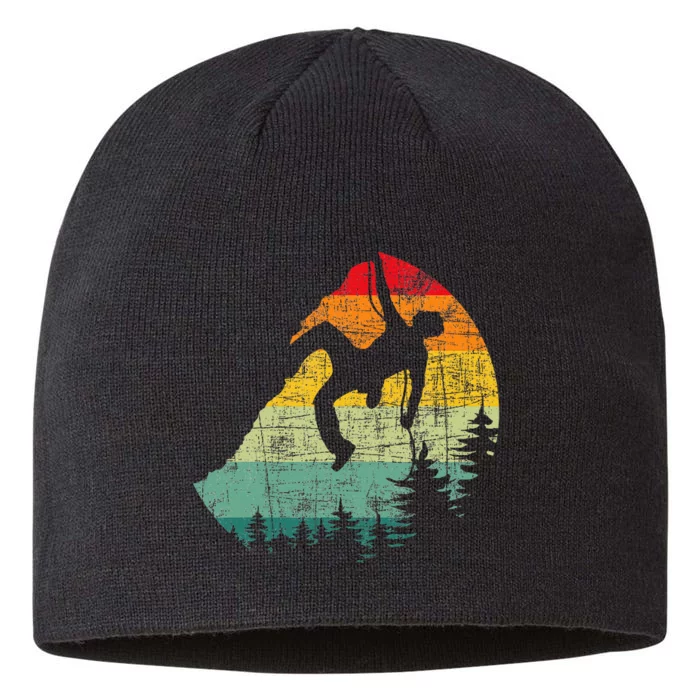 Mountain Climber Rock Climbing Bouldering 8 1/2in Sustainable Knit Beanie