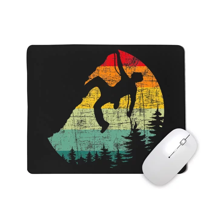 Mountain Climber Rock Climbing Bouldering Mousepad