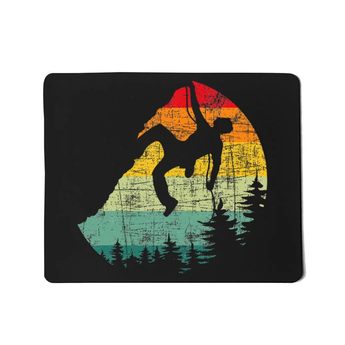 Mountain Climber Rock Climbing Bouldering Mousepad