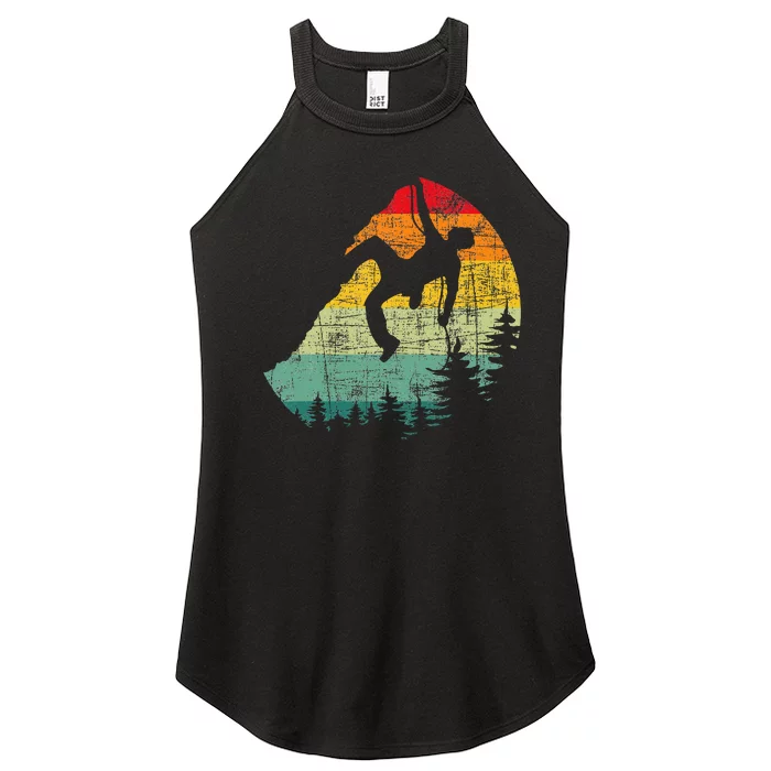 Mountain Climber Rock Climbing Bouldering Women’s Perfect Tri Rocker Tank