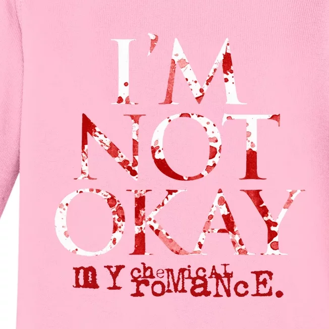 My Chemical Romance I'm Not Ok Baby Long Sleeve Bodysuit