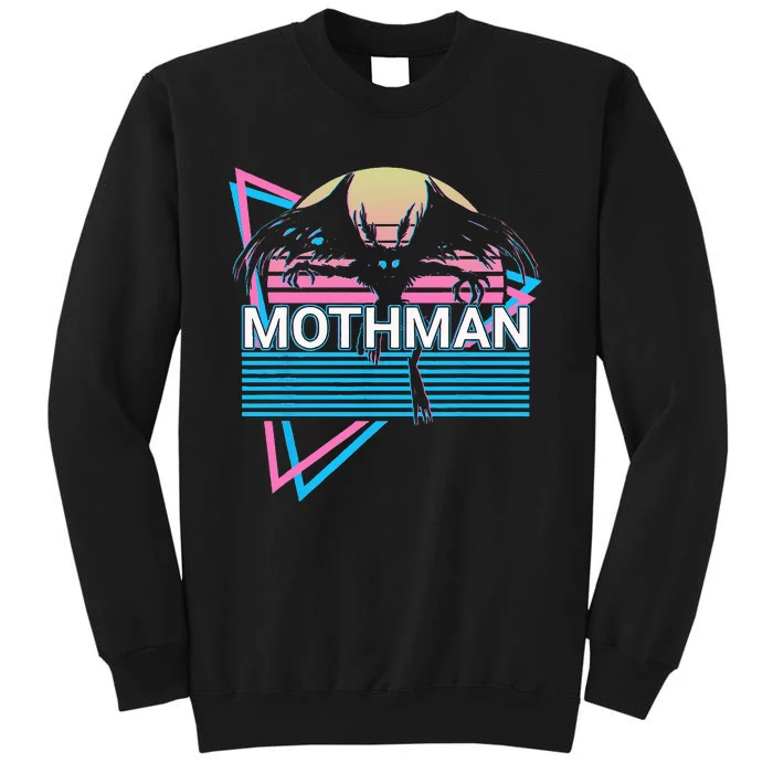 Mothman Cryptozoology Retro Cryptid Tall Sweatshirt