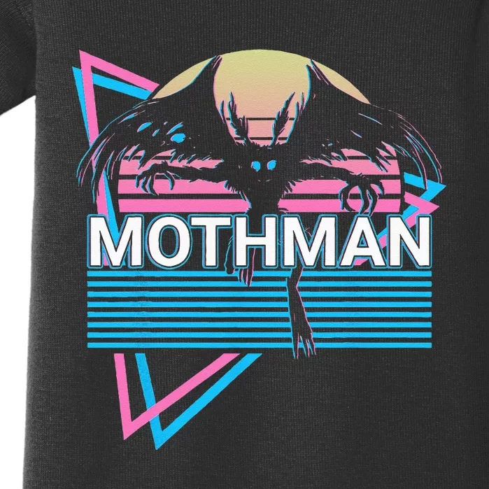 Mothman Cryptozoology Retro Cryptid Baby Bodysuit