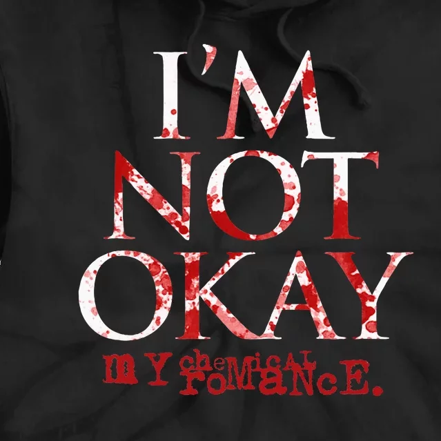 My Chemical Romance I'm Not Ok Tie Dye Hoodie