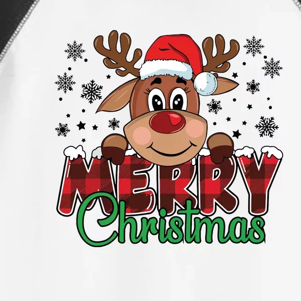 Merry Christmas Reindeer Women Family Matching Reindeer Toddler Fine Jersey T-Shirt